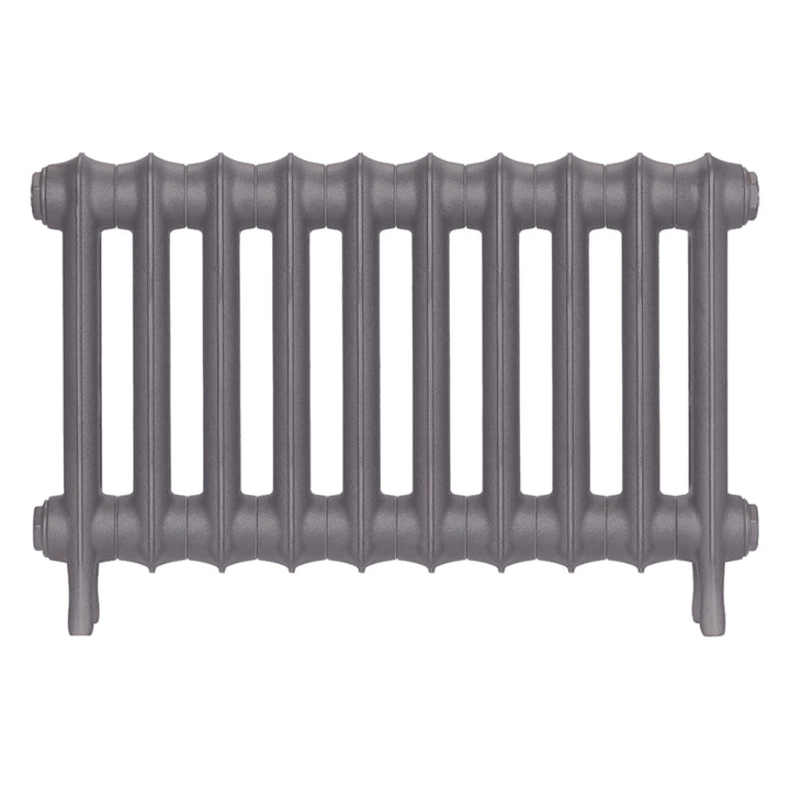 Emmeline III - Quartz Grey Cast Iron Column Radiator H416mm x W695mm 3 Column - Wall Hung