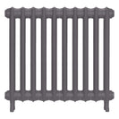 Emmeline III - Quartz Grey Cast Iron Column Radiator H616mm x W695mm 3 Column - Wall Hung