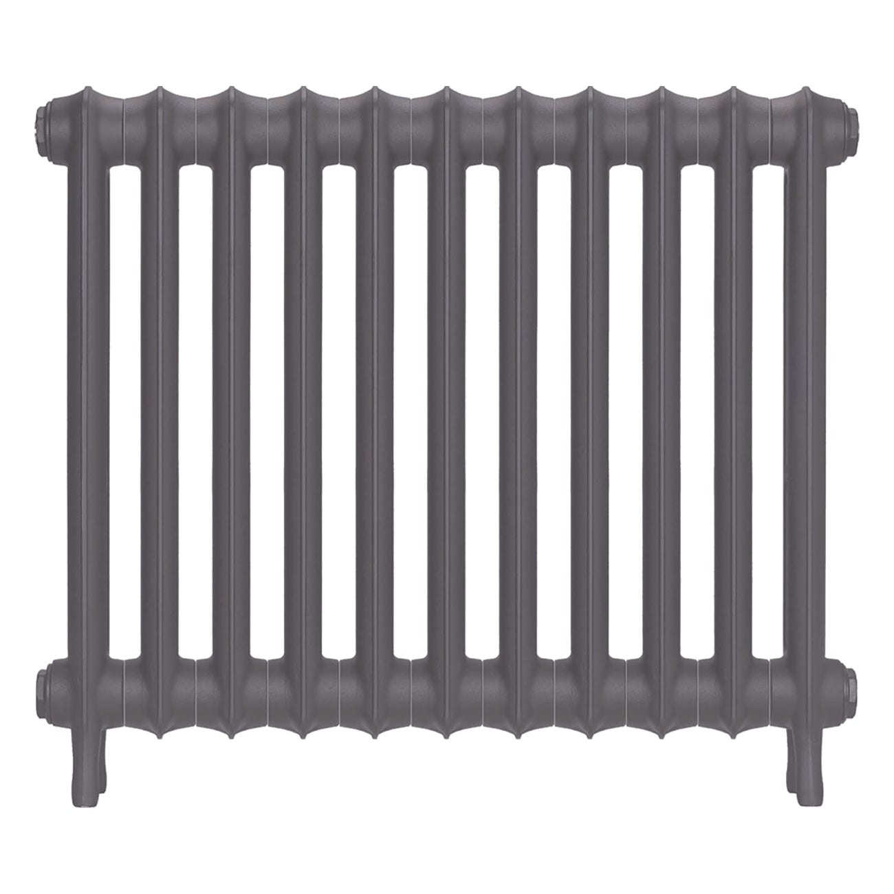 Emmeline III - Quartz Grey Cast Iron Column Radiator H616mm x W762mm 3 Column - Wall Hung