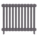 Emmeline III - Quartz Grey Cast Iron Column Radiator H616mm x W762mm 3 Column - Wall Hung
