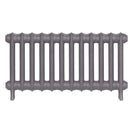 Emmeline III - Quartz Grey Cast Iron Column Radiator H416mm x W828mm 3 Column - Wall Hung