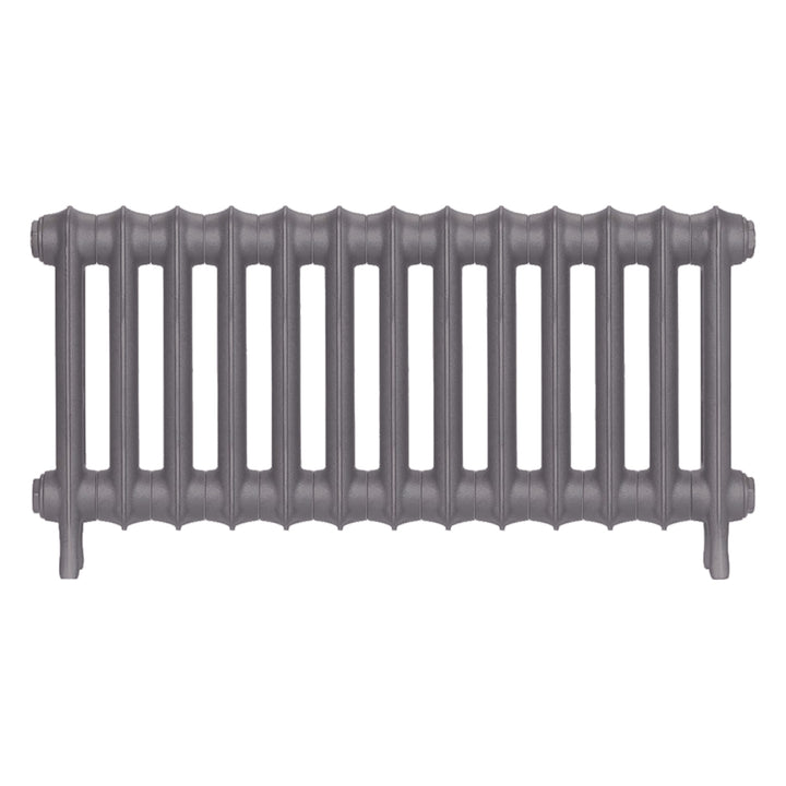 Emmeline III - Quartz Grey Cast Iron Column Radiator H416mm x W895mm 3 Column - Wall Hung