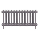 Emmeline III - Quartz Grey Cast Iron Column Radiator H416mm x W895mm 3 Column - Wall Hung