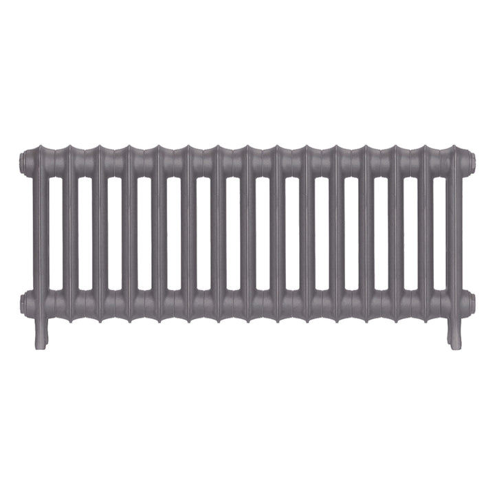 Emmeline III - Quartz Grey Cast Iron Column Radiator H416mm x W1028mm 3 Column - Wall Hung