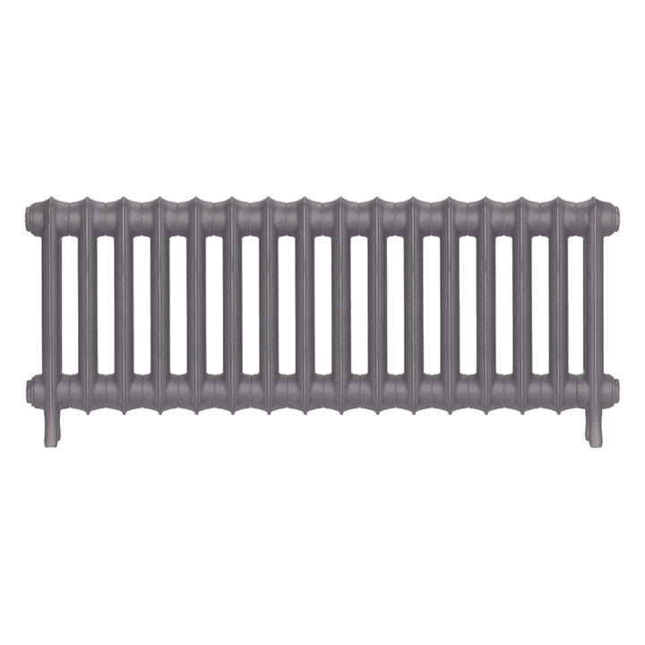 Emmeline III - Quartz Grey Cast Iron Column Radiator H416mm x W1094mm 3 Column - Wall Hung