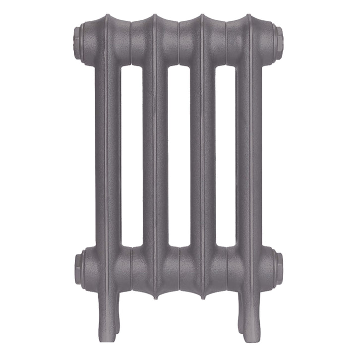 Emmeline III - Quartz Grey Cast Iron Column Radiator H416mm x W296mm 3 Column - Wall Hung