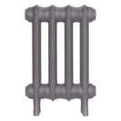 Emmeline III - Quartz Grey Cast Iron Column Radiator H416mm x W296mm 3 Column - Wall Hung