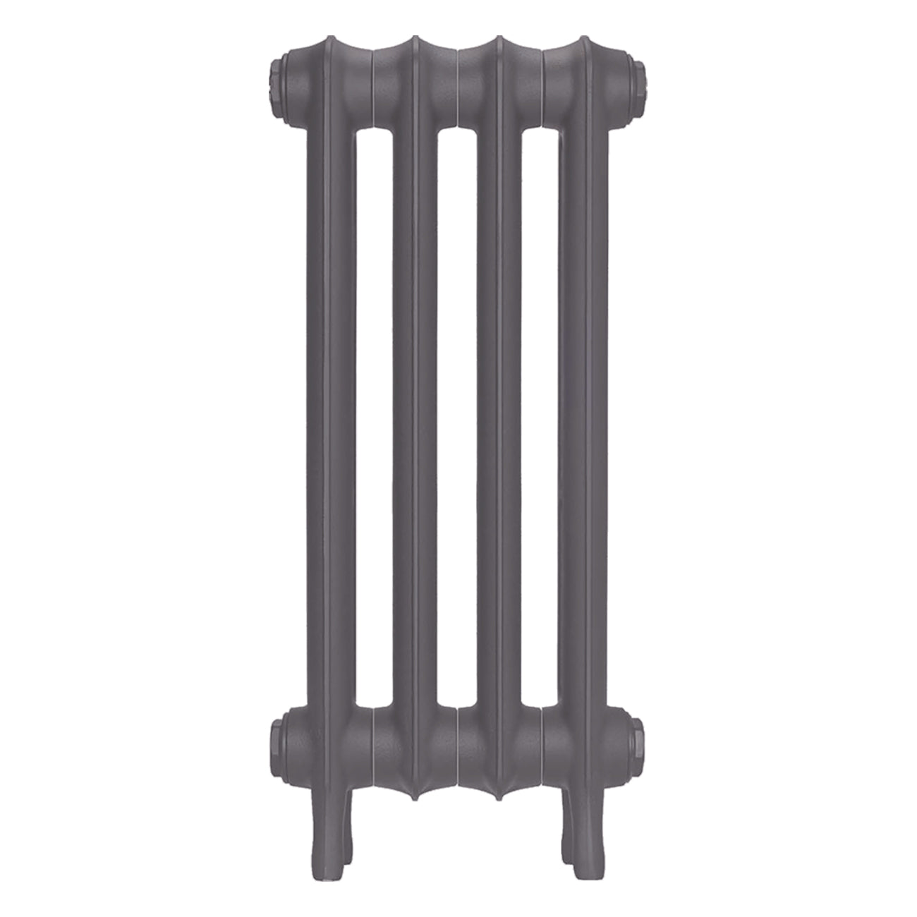Emmeline III - Quartz Grey Cast Iron Column Radiator H616mm x W296mm 3 Column - Wall Hung