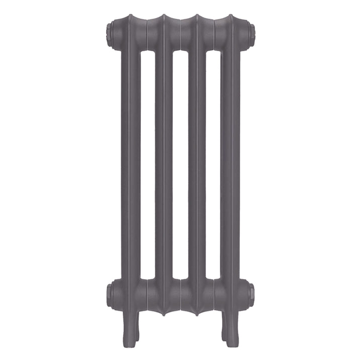 Emmeline III - Quartz Grey Cast Iron Column Radiator H616mm x W296mm 3 Column - Wall Hung