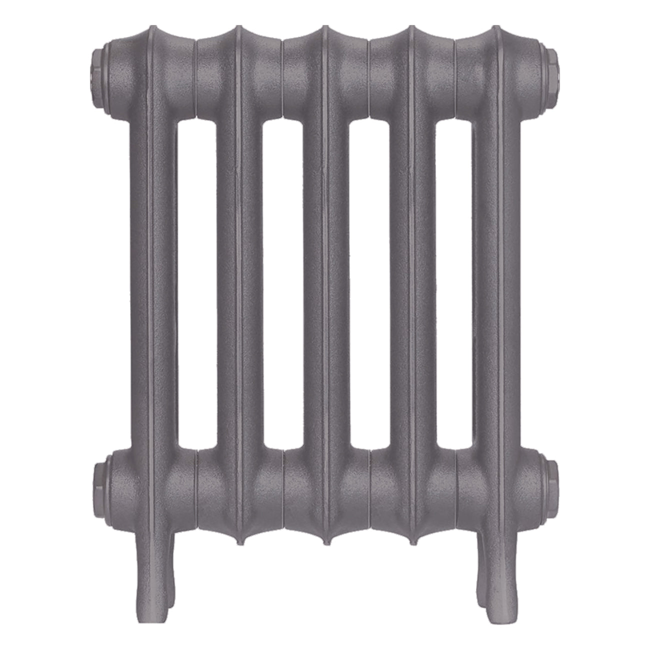 Emmeline III - Quartz Grey Cast Iron Column Radiator H416mm x W363mm 3 Column - Wall Hung