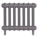 Emmeline III - Quartz Grey Cast Iron Column Radiator H416mm x W496mm 3 Column - Wall Hung