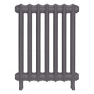 Emmeline III - Quartz Grey Cast Iron Column Radiator H616mm x W496mm 3 Column - Wall Hung