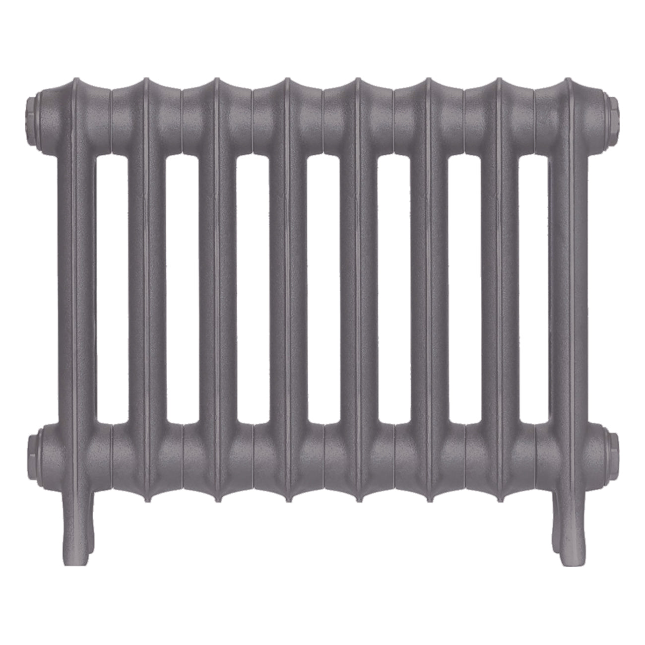 Emmeline III - Quartz Grey Cast Iron Column Radiator H416mm x W562mm 3 Column - Wall Hung