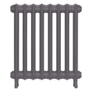 Emmeline III - Quartz Grey Cast Iron Column Radiator H616mm x W562mm 3 Column - Wall Hung