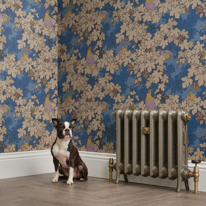 Emmeline II - Grey Bronze Cast Iron Column Radiator H470mm x W363mm 2 Column - Floor Standing