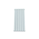 Formby - White Aluminium Flat Top Vertical Radiator H1046mm x W500mm