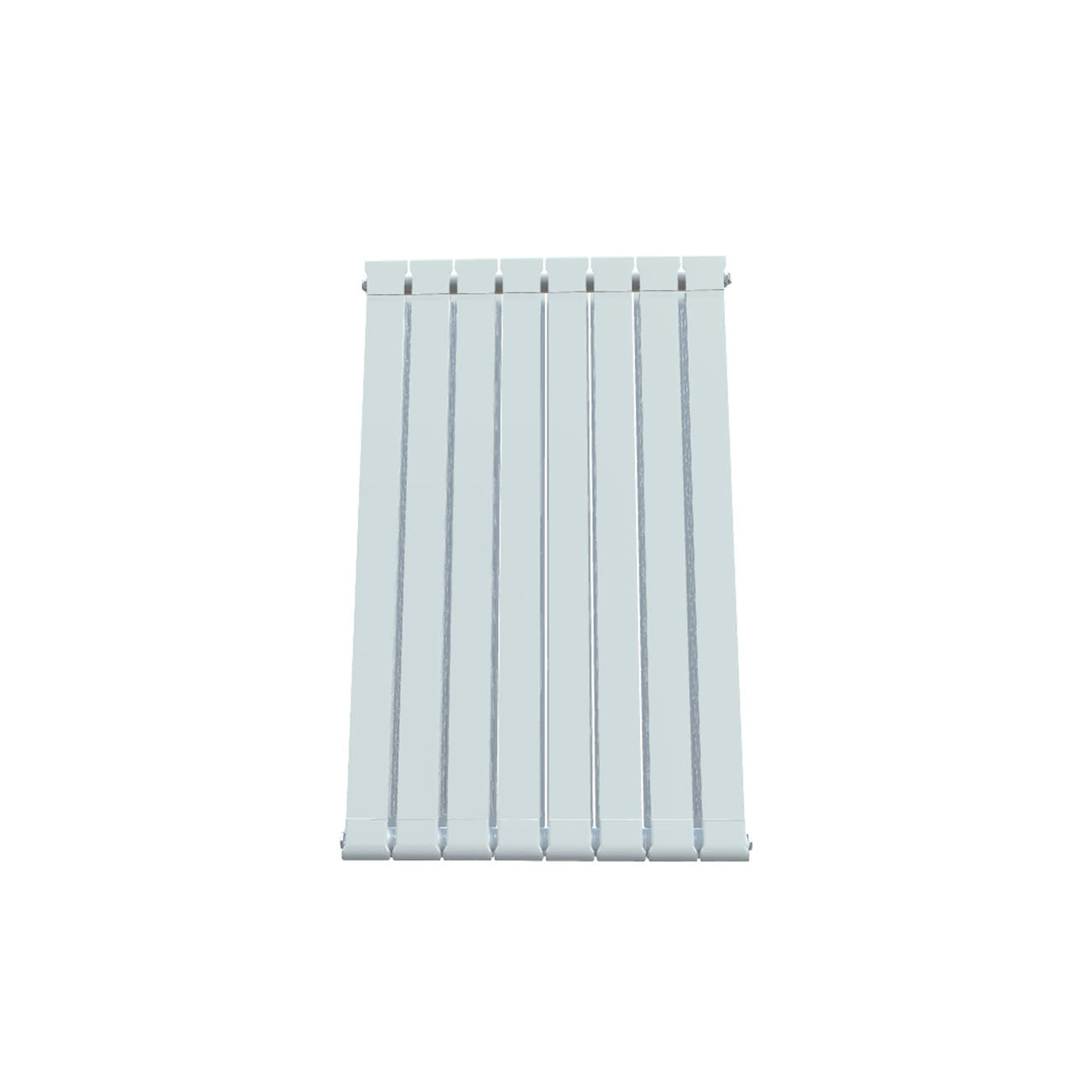 Formby - White Aluminium Flat Top Vertical Radiator H1046mm x W660mm