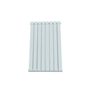 Formby - White Aluminium Flat Top Vertical Radiator H1046mm x W660mm