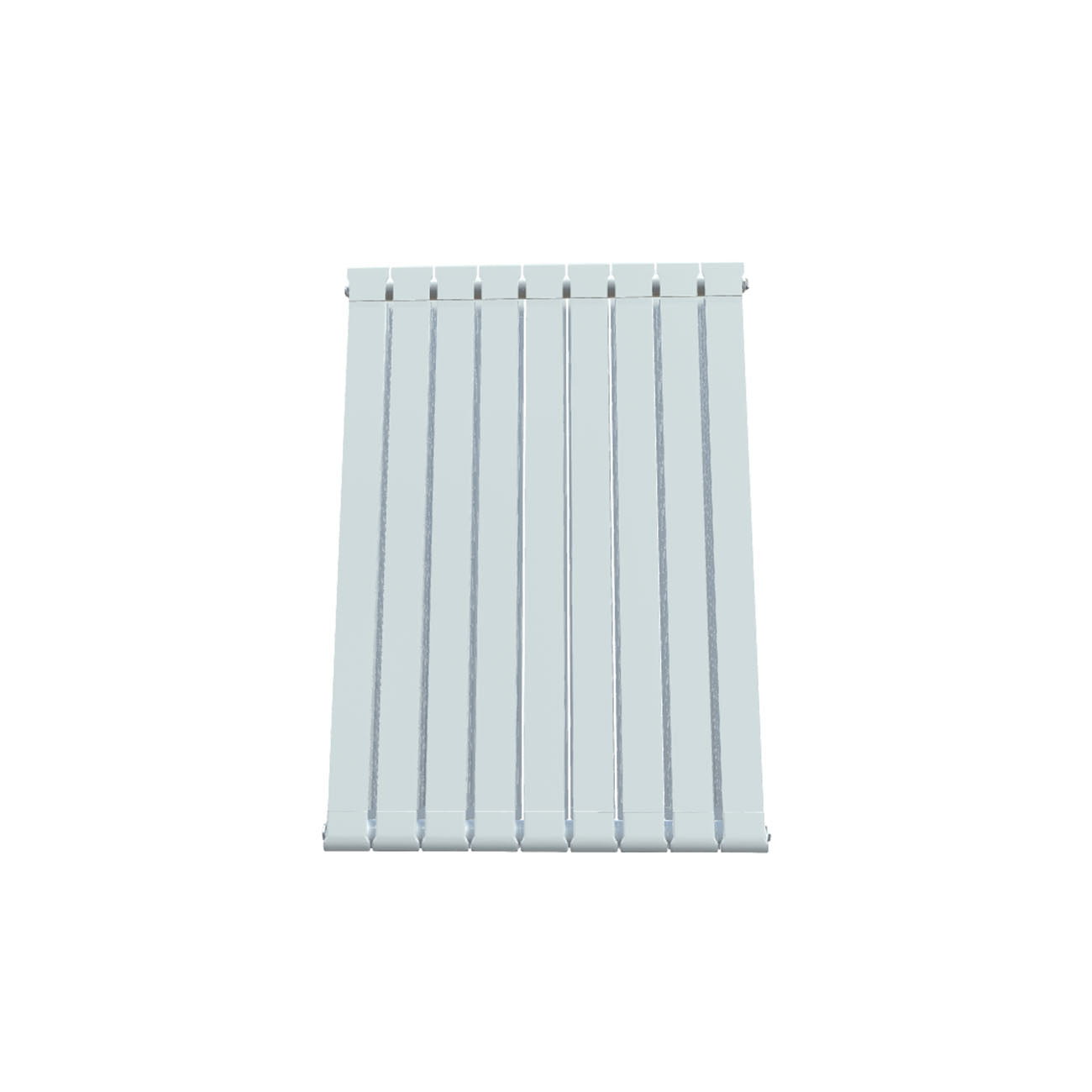 Formby - White Aluminium Flat Top Vertical Radiator H1046mm x W740mm