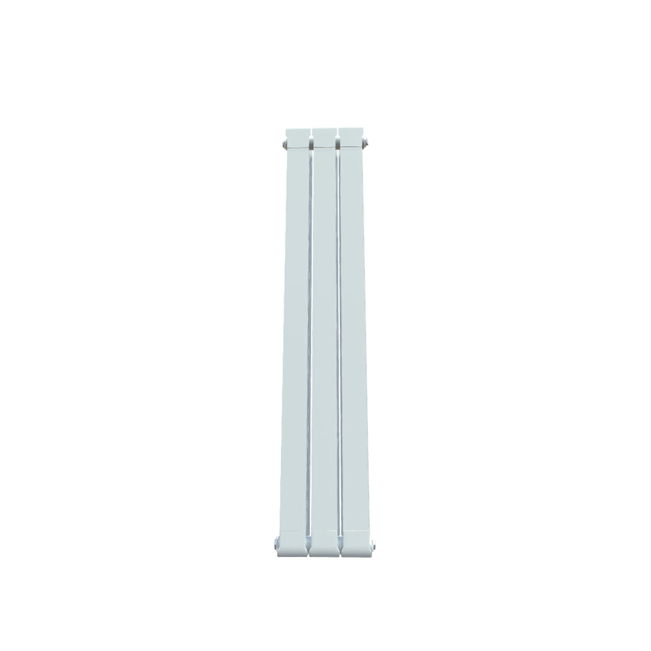 Formby - White Aluminium Flat Top Vertical Radiator H1246mm x W260mm