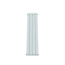 Formby - White Aluminium Flat Top Vertical Radiator H1246mm x W340mm
