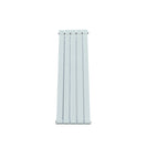 Formby - White Aluminium Flat Top Vertical Radiator H1246mm x W400mm