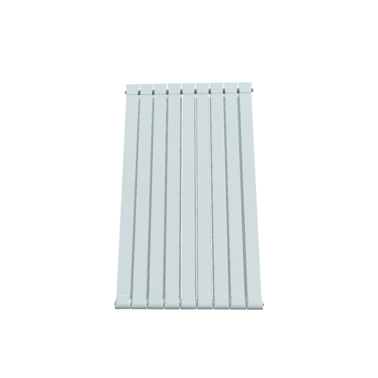 Formby - White Aluminium Flat Top Vertical Radiator H1246mm x W740mm