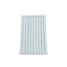 Formby - White Aluminium Flat Top Vertical Radiator H1246mm x W820mm