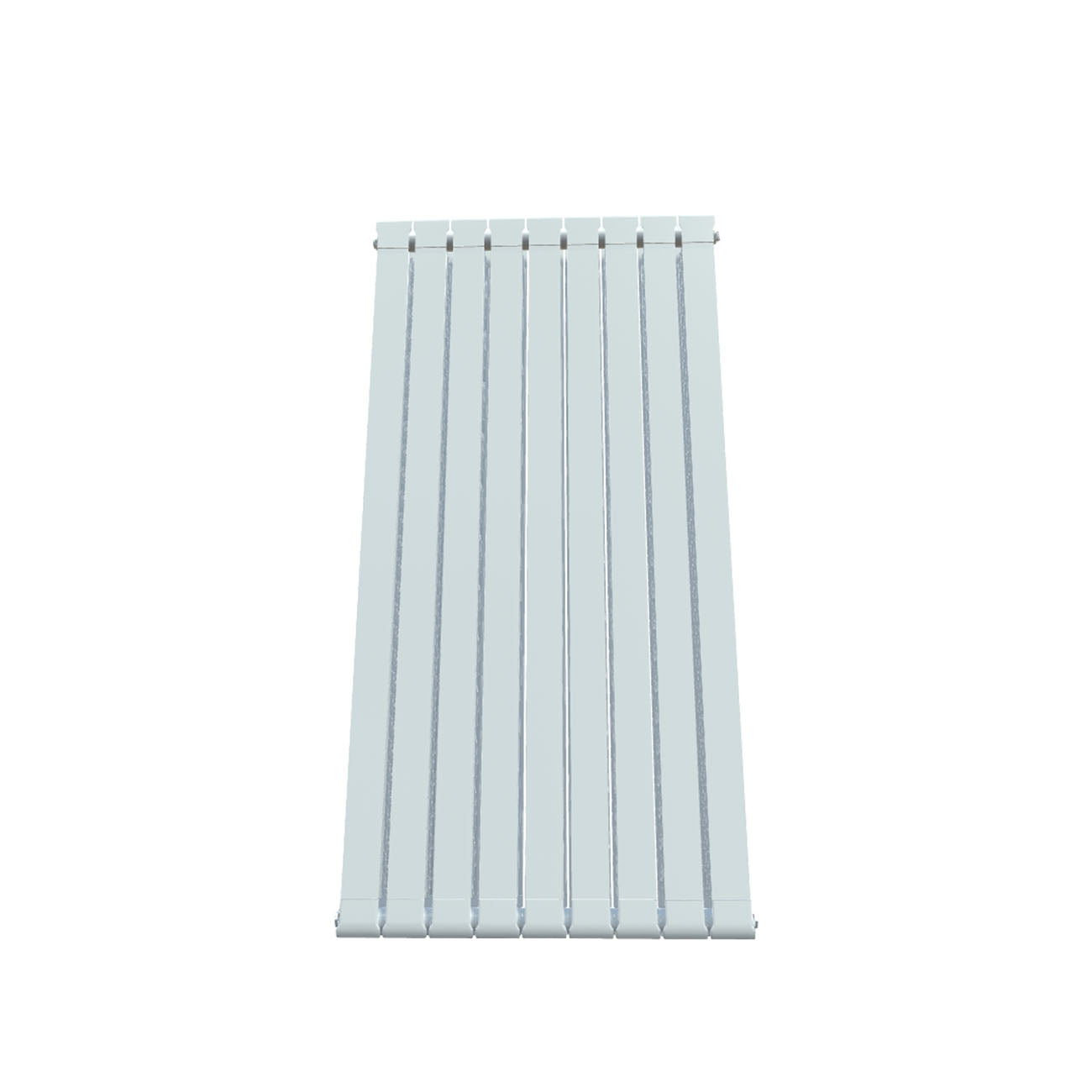 Formby - White Aluminium Flat Top Vertical Radiator H1446mm x W740mm
