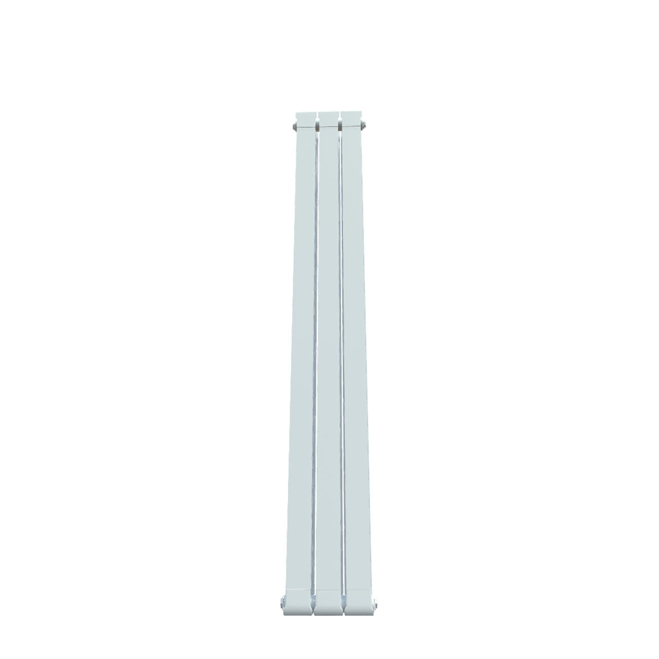 Formby - White Aluminium Flat Top Vertical Radiator H1646mm x W260mm