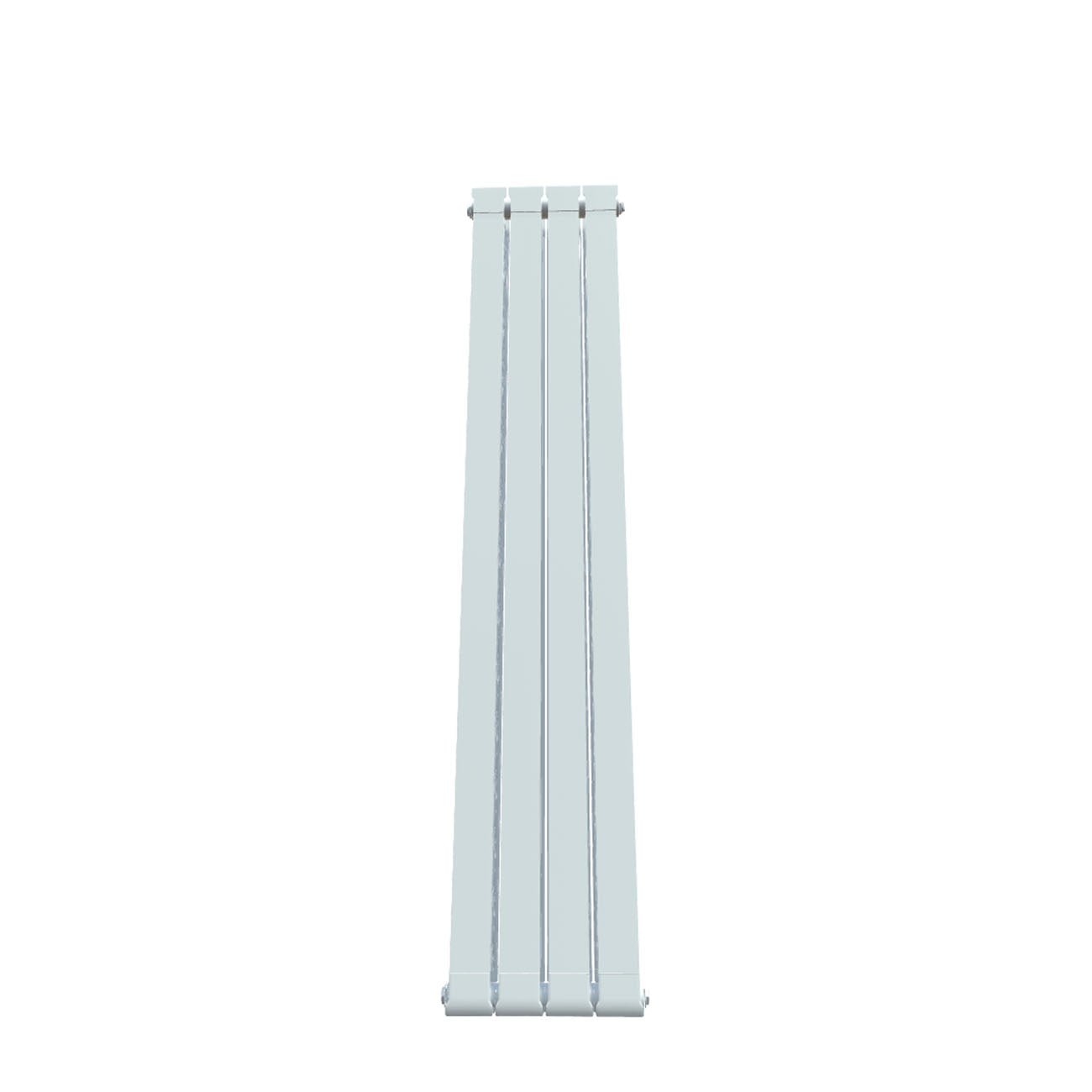Formby - White Aluminium Flat Top Vertical Radiator H1646mm x W340mm