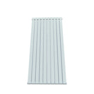 Formby - White Aluminium Flat Top Vertical Radiator H1646mm x W820mm