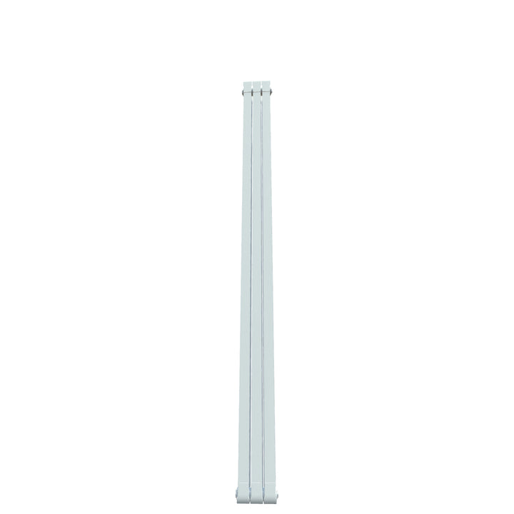 Formby - White Aluminium Flat Top Vertical Radiator H1846mm x W260mm