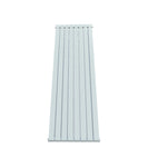 Formby - White Aluminium Flat Top Vertical Radiator H1846mm x W660mm