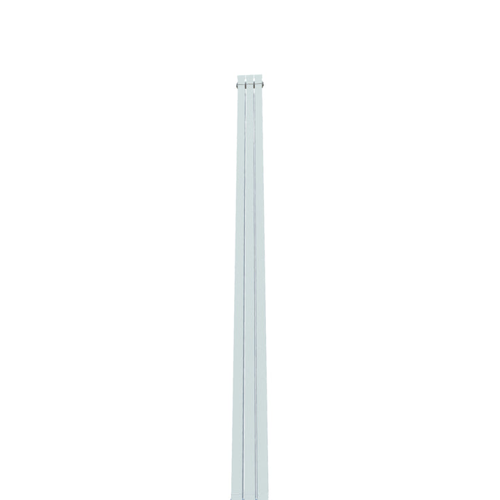 Formby - White Aluminium Flat Top Vertical Radiator H2046mm x W260mm
