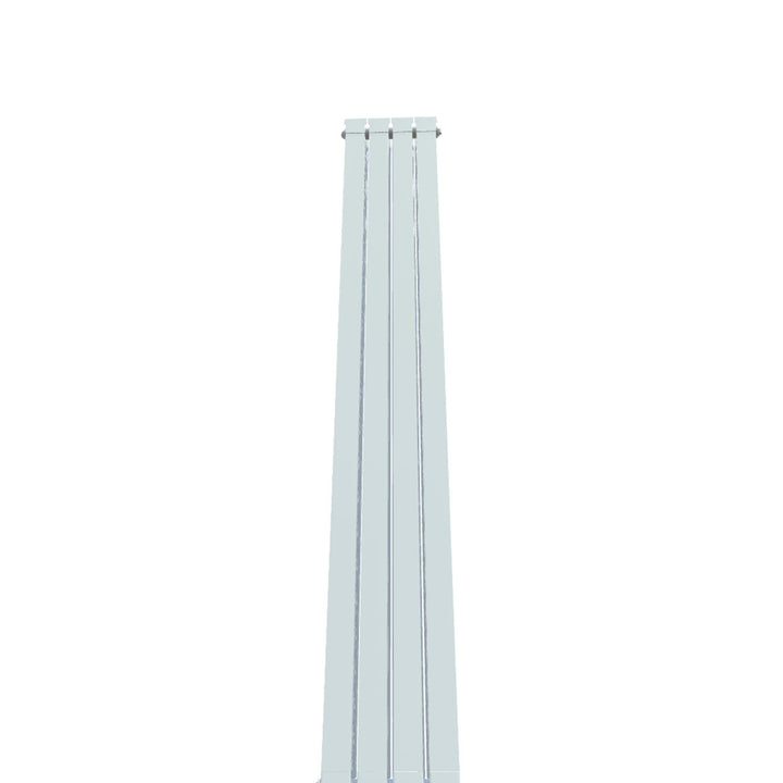 Formby - White Aluminium Flat Top Vertical Radiator H2046mm x W320mm