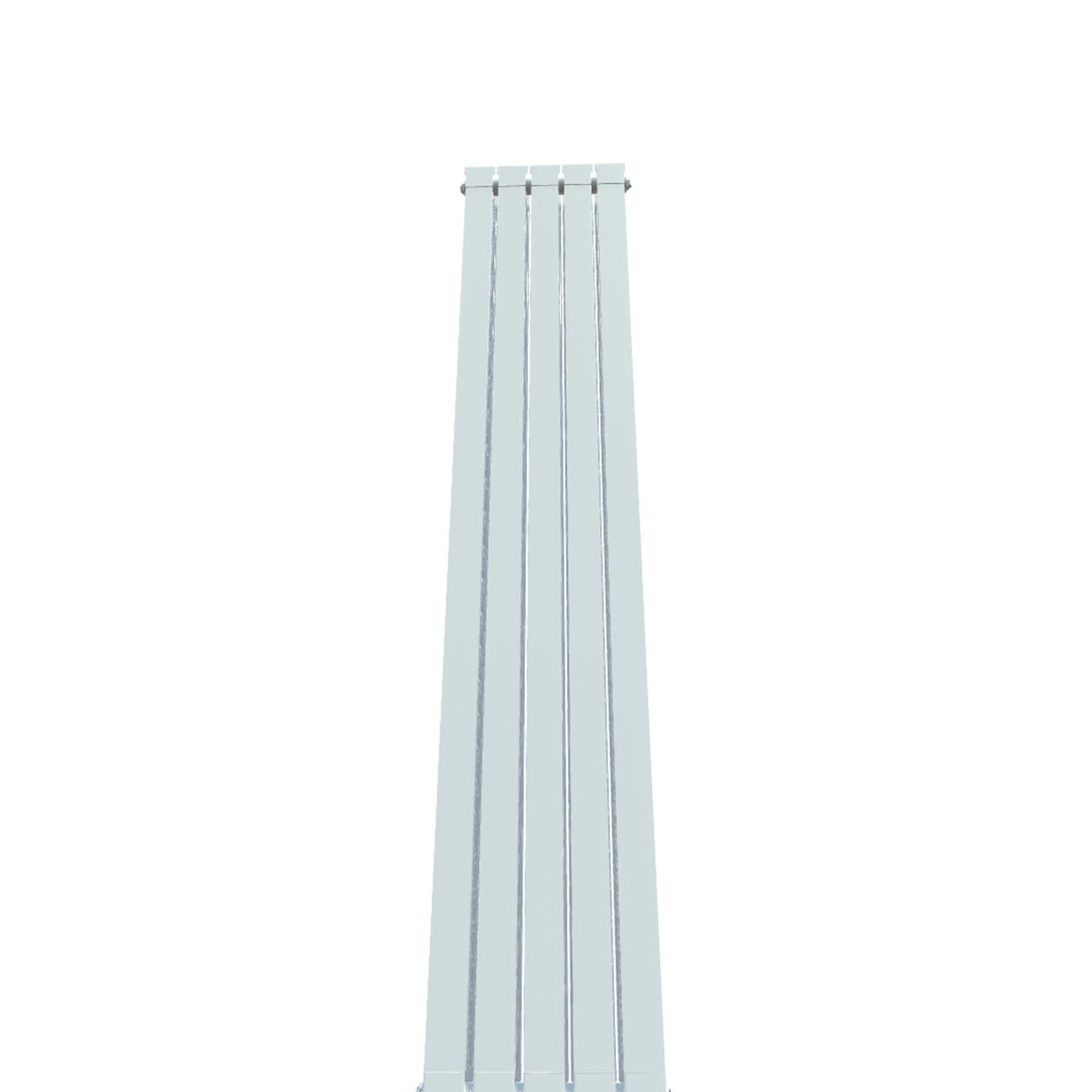 Formby - White Aluminium Flat Top Vertical Radiator H2046mm x W400mm