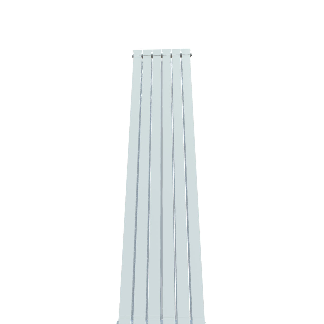 Formby - White Aluminium Flat Top Vertical Radiator H2046mm x W500mm