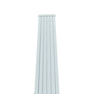 Formby - White Aluminium Flat Top Vertical Radiator H2046mm x W500mm