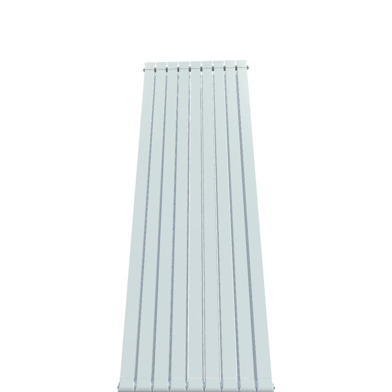 Formby - White Aluminium Flat Top Vertical Radiator H2046mm x W740mm