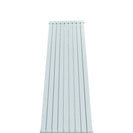Formby - White Aluminium Flat Top Vertical Radiator H2046mm x W740mm