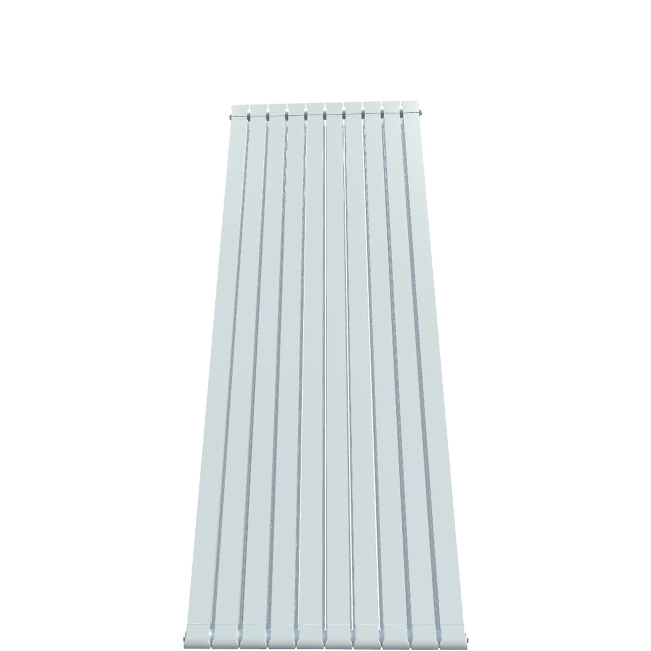 Formby - White Aluminium Flat Top Vertical Radiator H2046mm x W820mm