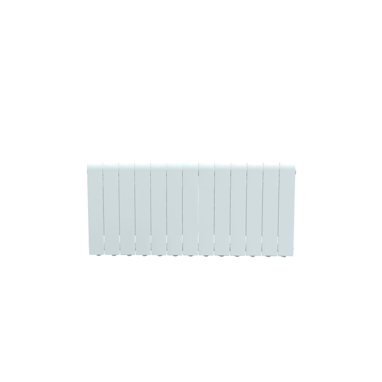 Formby - White Aluminium Flat Top Horizontal Radiator H440mm x W1040mm