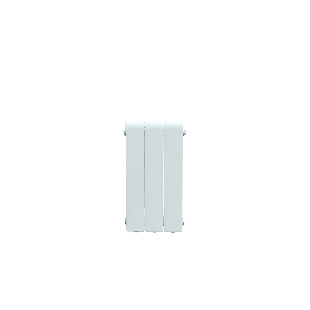 Formby - White Aliminium Flat Top Vertical Radiator H440mm x W260mm