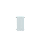 Formby - White Aliminium Flat Top Vertical Radiator H440mm x W260mm