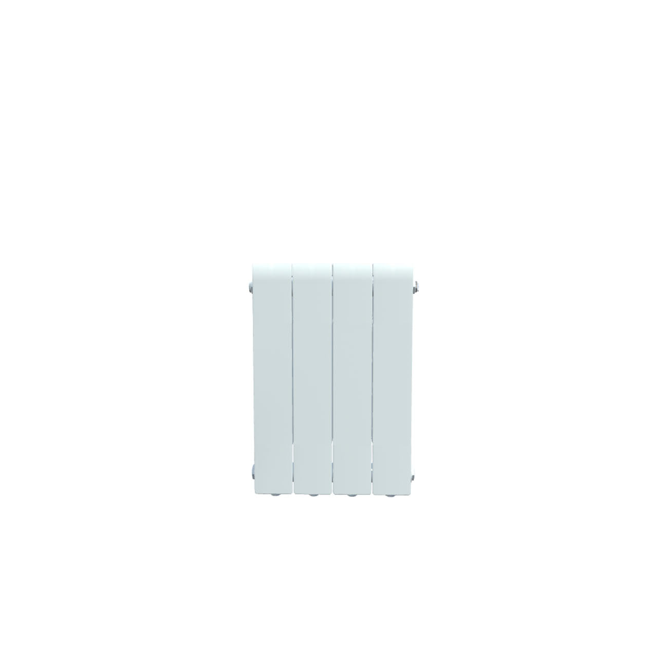 Formby - White Aluminium Flat Top Vertical Radiator H440mm x W340mm