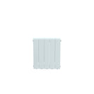 Formby - White Aluminium Flat Top Vertical Radiator H440mm x W420mm