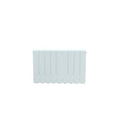 Formby - White Aluminium Flat Top Horizontal Radiator H440mm x W740mm