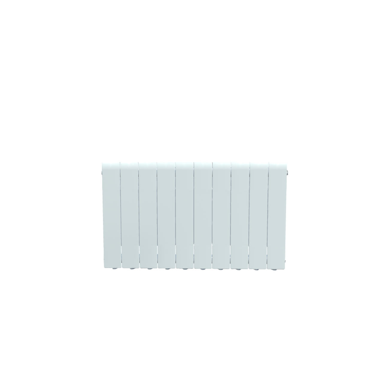 Formby - White Aluminium Flat Top Horizontal Radiator H440mm x W820mm