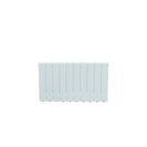 Formby - White Aluminium Flat Top Horizontal Radiator H440mm x W820mm